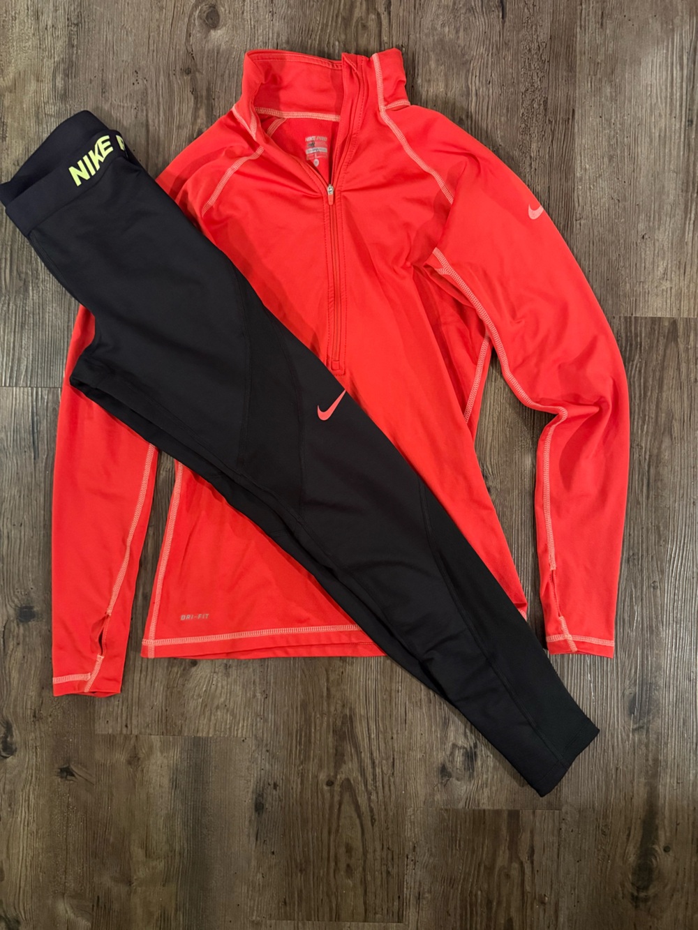 Nike PRO top and Nike Pro leggings